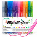 OHUHU MARCADORES GLITTER METÁLICOS CON PURPURINA 0.7 MM