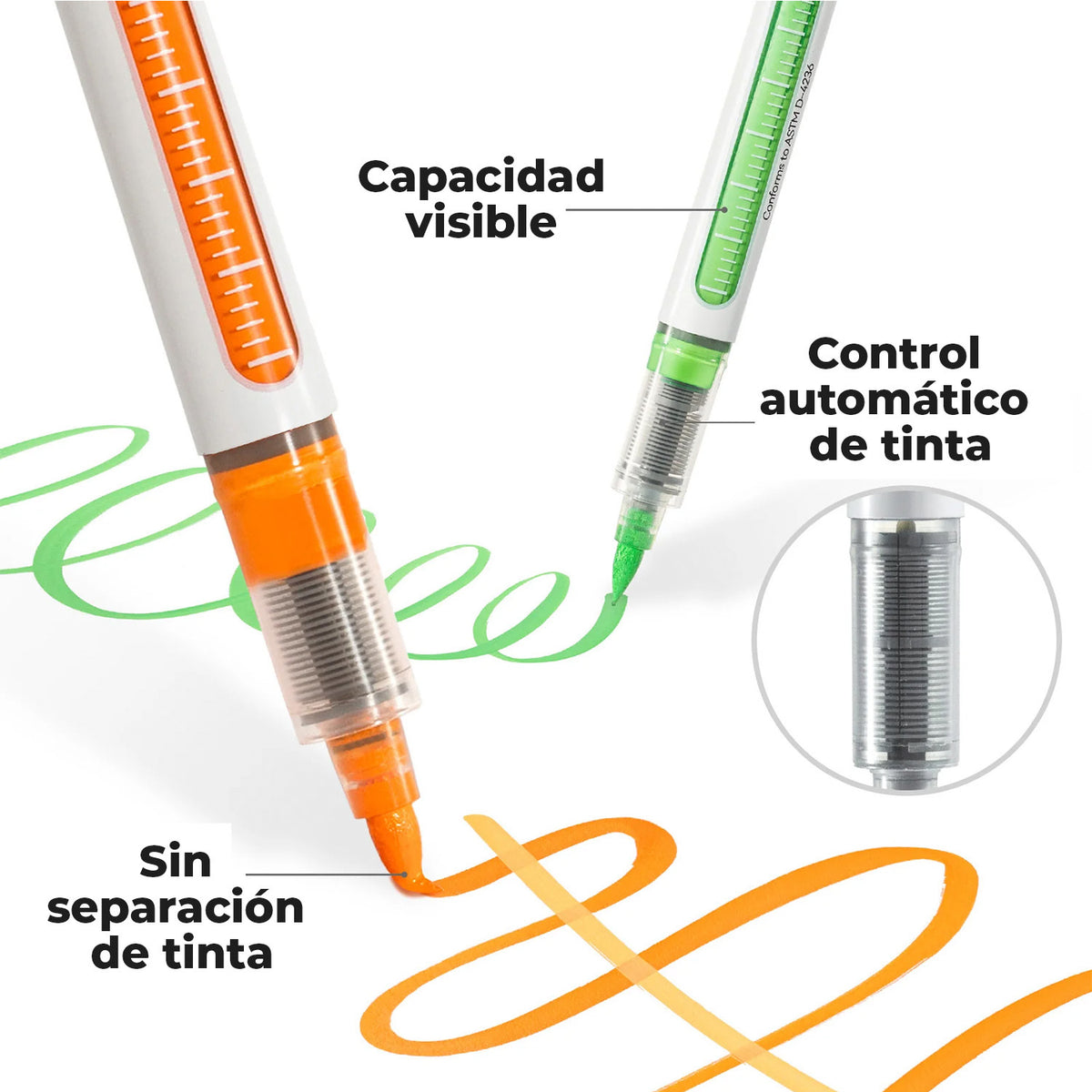 OHUHU SET NAHUKU 48 MARCADORES ACRÍLICOS PUNTA PINCEL